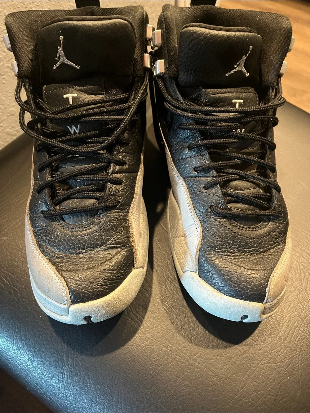 Jordan High-Top Basketball Sneakers in Black and Gray